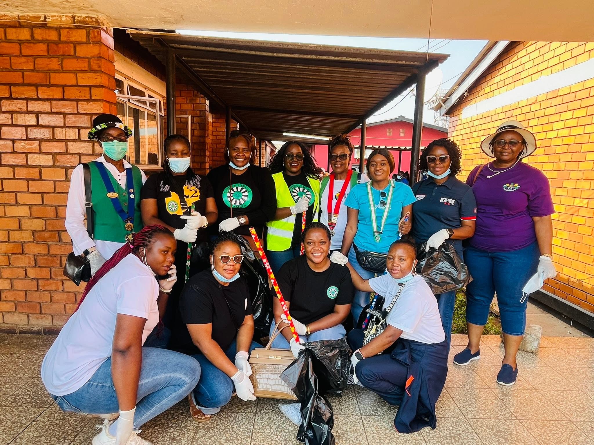 Ladies’ Circle members together during a community service activity